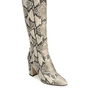 Sam Edelman “Hai” Snakeskin Knee High Boot